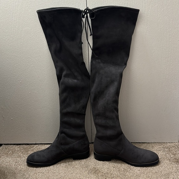 The Jocey - Slate Medium Gray Stretch Suede - Picture 4 of 5